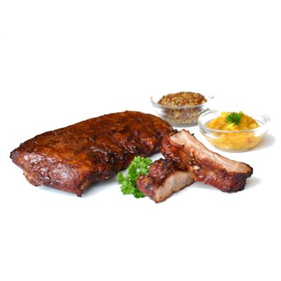 Vepřová žebra s BBQ medovou marinádou 2 ks sous-vide
